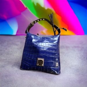 EUC Dooney and Burke Blue Handbag